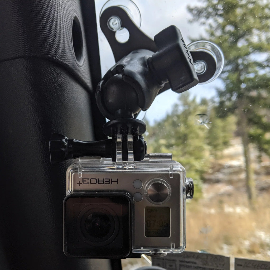 Swivel GoPro Spider Windshield Mount