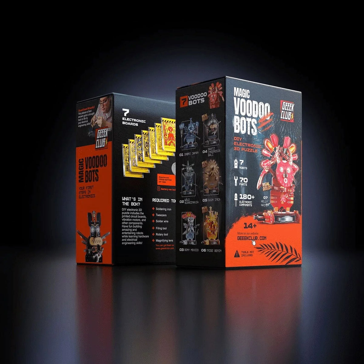 set Boards ROBOTS Circuit full Voodoo Printed 7