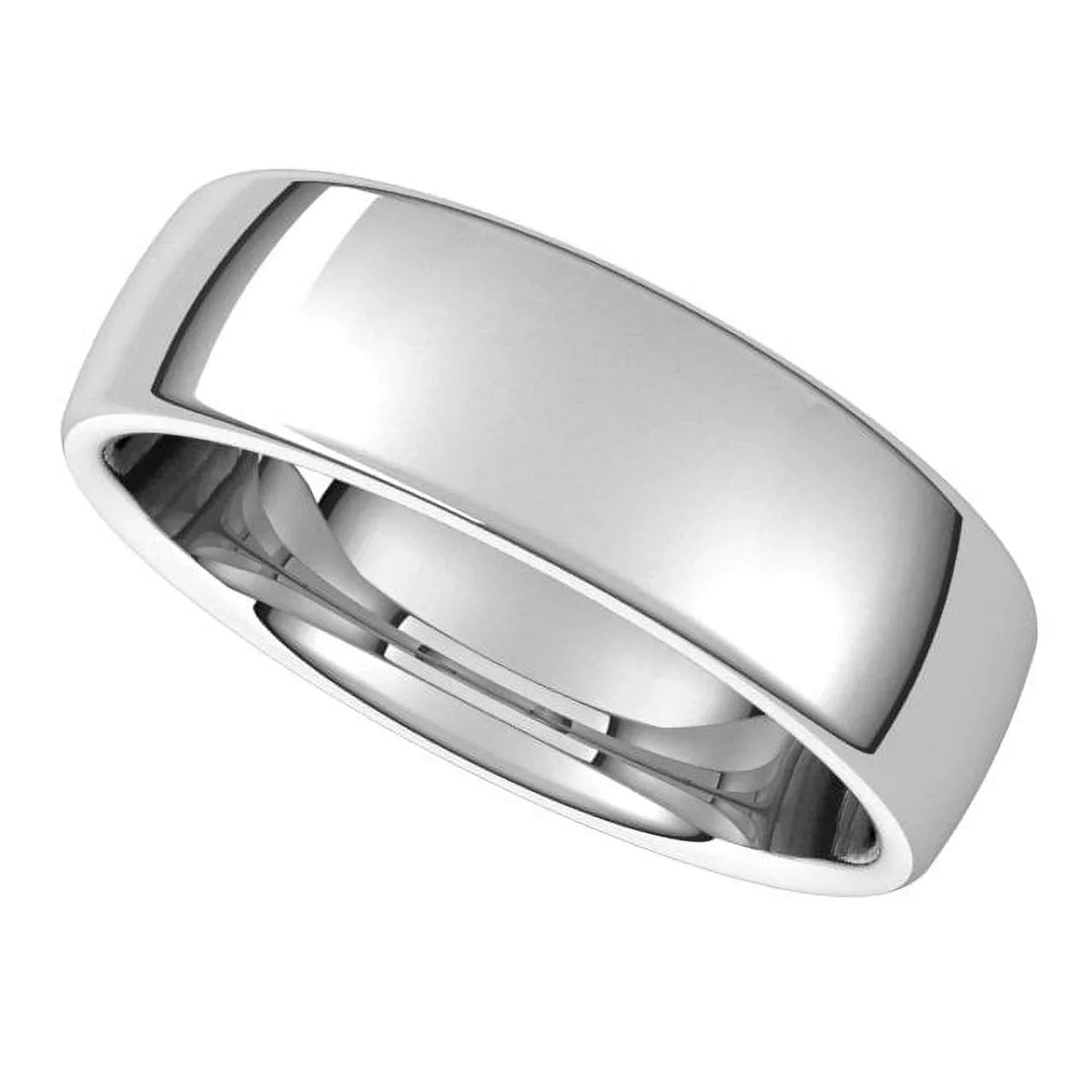 E11:1054:P European dimension mm White 14K Band 11 6 X1