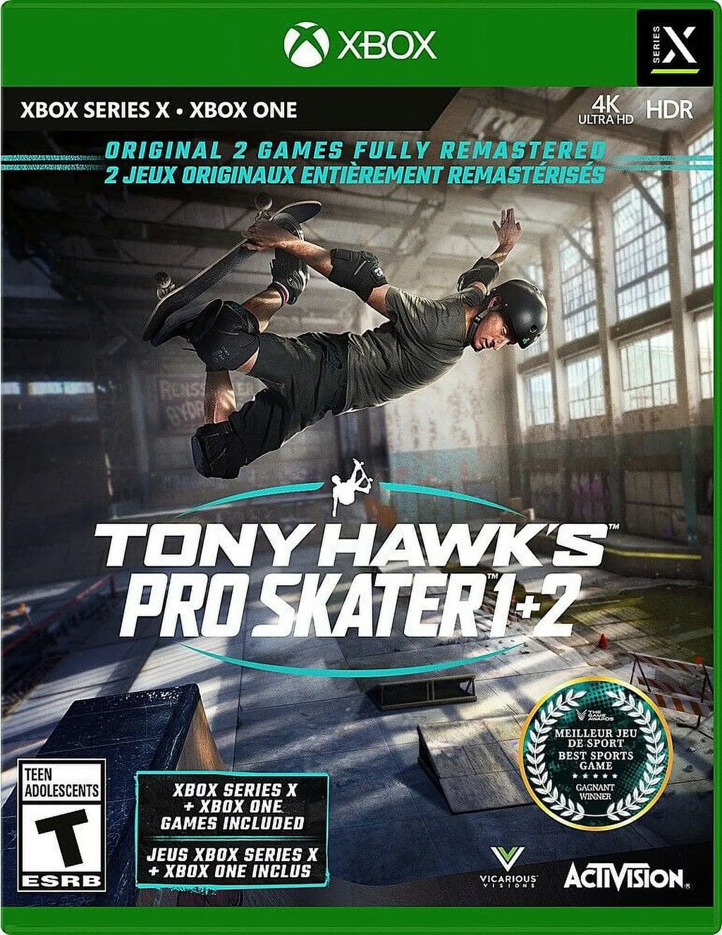 1+2 SKATER Series - X PRO TONY Xbox HAWK