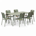Eettafel met Zes Stoelen - Modern Design en Stabiele Constructie