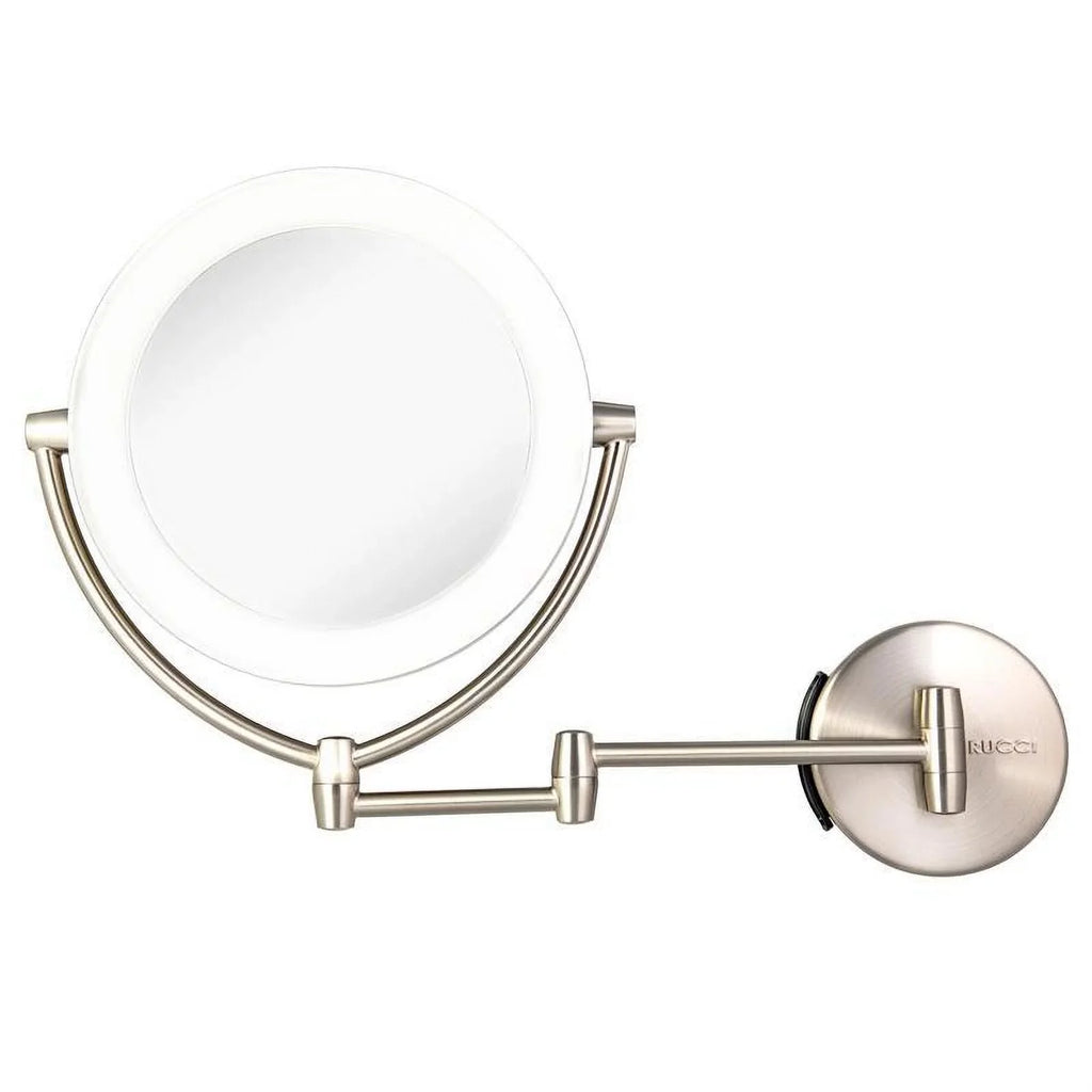 M1000 & AC 3 Magnifying Mirror 1x with 10x Makeup 3 Tones, Battery Vanity in. Rucci Touch, Adapter Lighted & 13.5