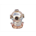 Decorative Diving Weight Paper Brass-Copper Helmet 3 in. Accent