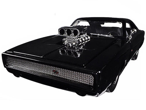 "Fast 1/24 by Dom's Movie Black & Charger 7" 1970 R/T (2015) Dodge Car Model Jada Furious Diecast