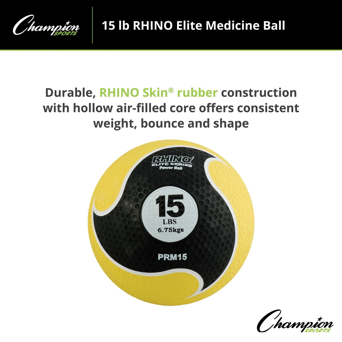 Ball Medicine Rhino® Elite Champion Sports 15lb