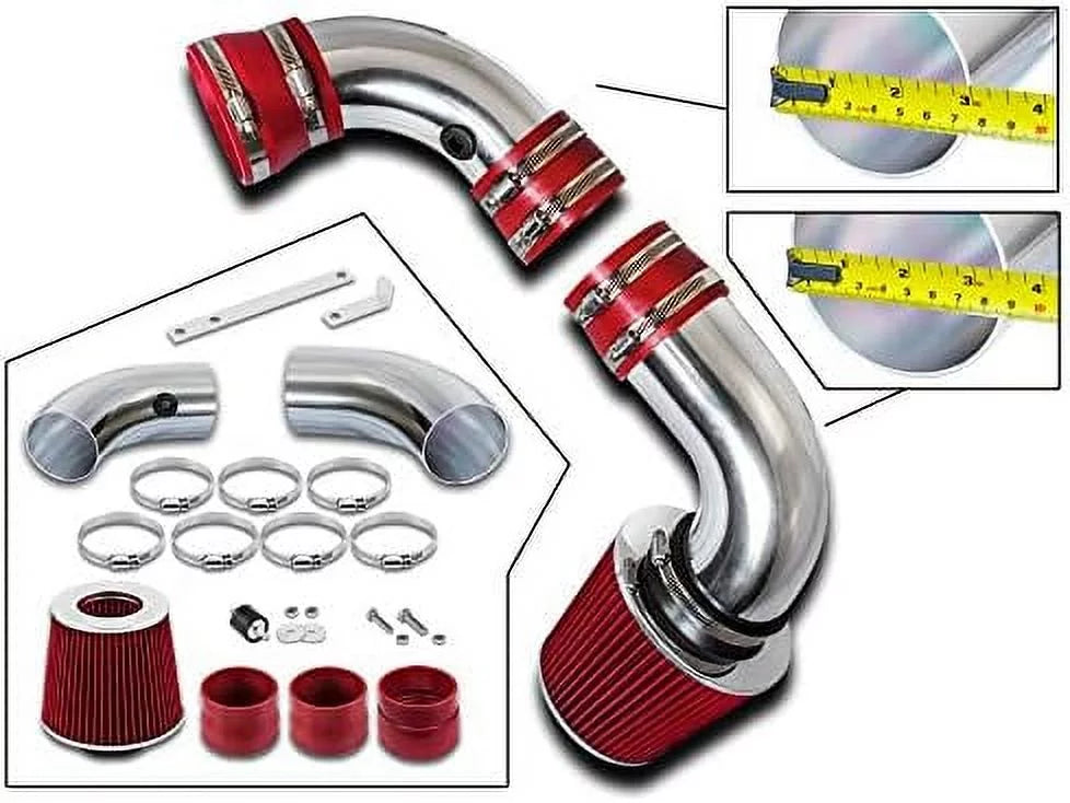 Filter / / Cold Sonoma/Jimmy Combo / RED Bravada Rtunes Air 4.3L Isuzu 4.3L 97-00 Hombre S10 Racing + 96-01 Kit GMC For 4.3L Blazer 96-05 Chevy Intake Compatible 96-05 / Oldsmobile