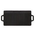 Cast Surface Reversible Iron Stansport Pre-Seasoned Cooking Griddle with