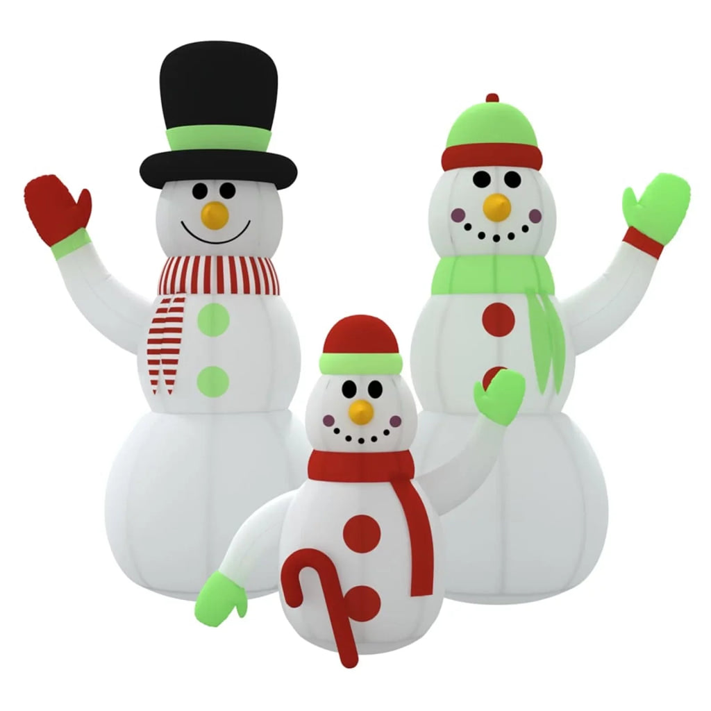 with Inflatable LEDs Aibecy ft Family 12 Snowman