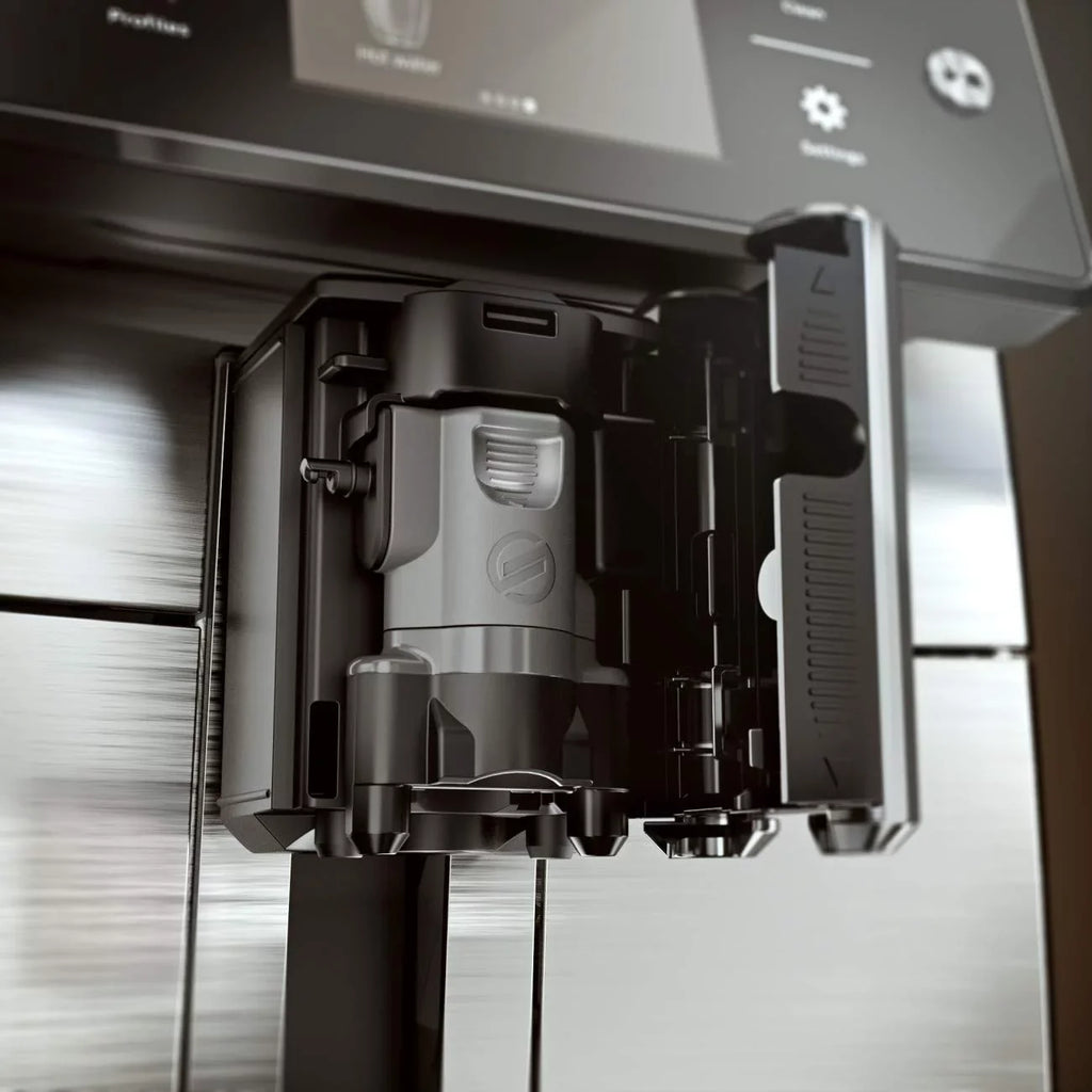 Xelsis Automatic Espresso Titanium Front Saeco Super SM7684/04 Machine, Metal