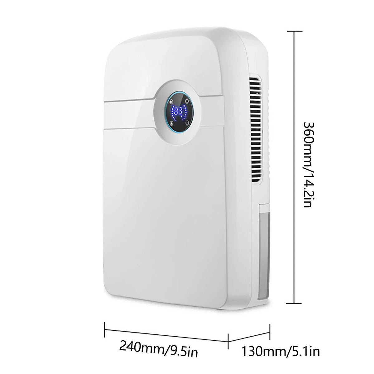 Hose Bedroom Dryer Caravan Moisture for Compact w/ Drain MIni Portable 2.5L ZhdnBhnos Dehumidifier Tank liquid Garage RV