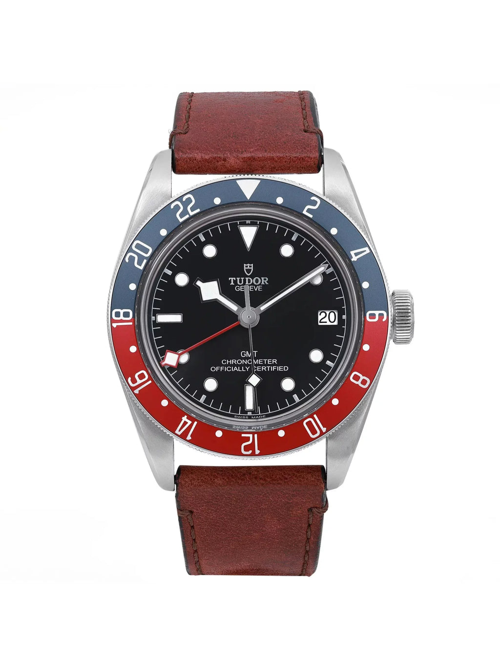41mm GMT Watch 79830RB Bay Black Dial Men Automatic Black Tudor Steel Stainless