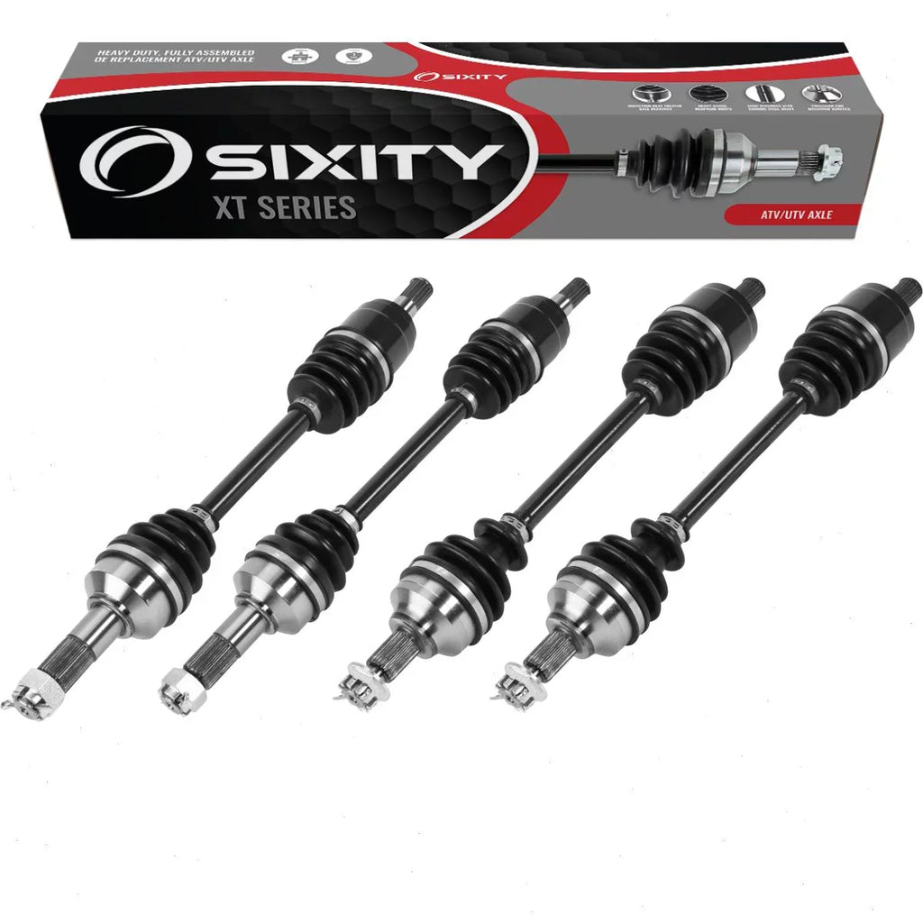 EPS Right Honda with XT Sixity TRX420FA5 Left TRX420FA6 IRS Rear 4 pc Axles Front compatible 4x4 Auto FourTrax Rancher 2015-2019 DCT