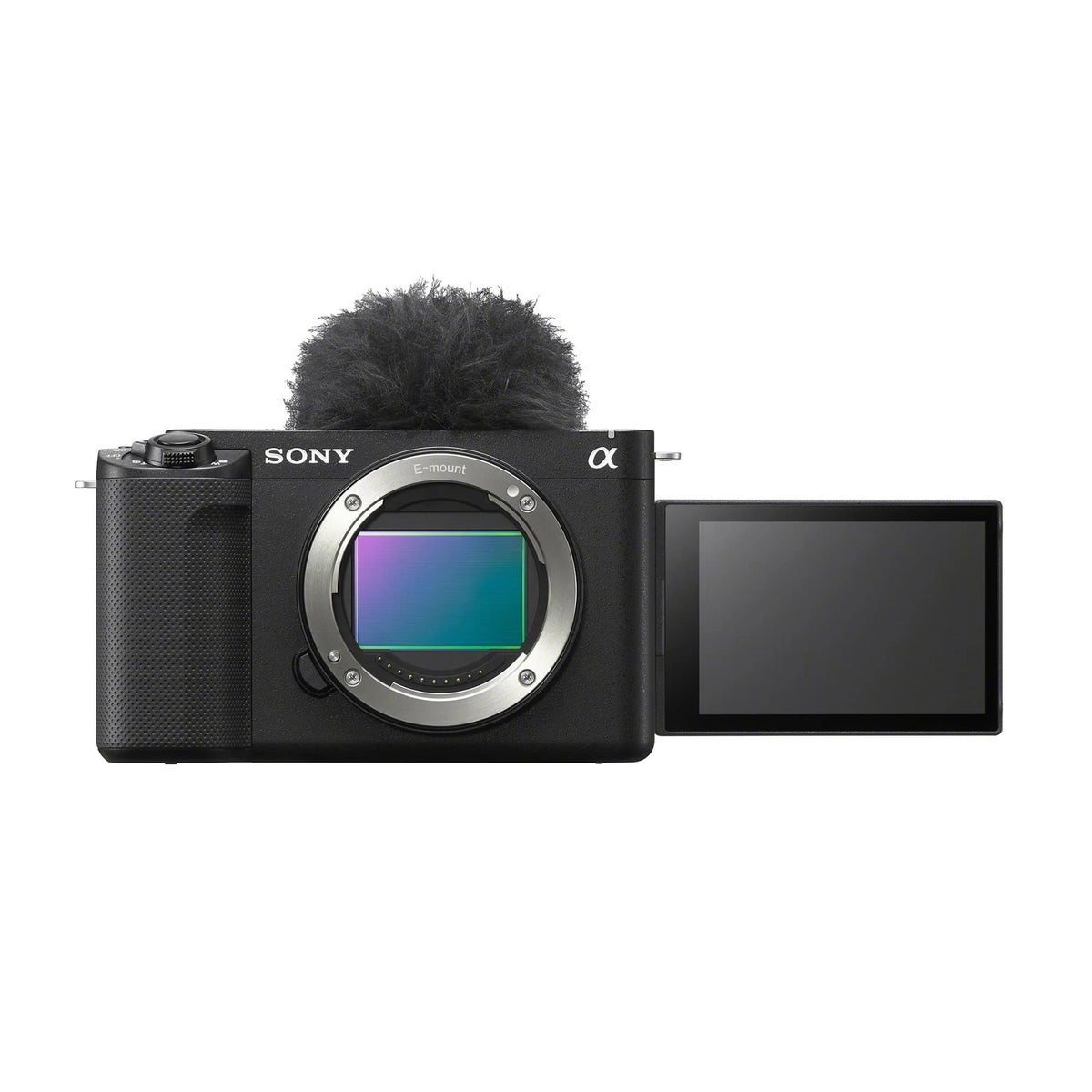 ZV-E1 Mirrorless 50mm Lens, Grip, Camera Alpha Kit and Mic with (Black)