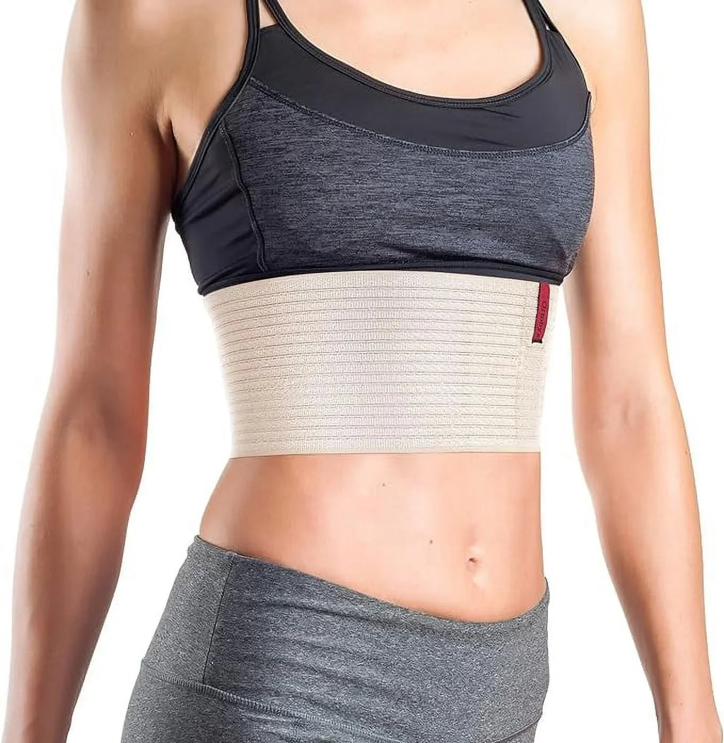 '- Comppression / Beige 6.25" dimension Broken of - Chest Brace Unisex Support Cracked, Rehabilitation 3XL ORTONYX Rib Elastic Belt Wrap Post-Surgery Aid Plus Fractured, Dislocated ACOX5226-BG-3XL Ribs