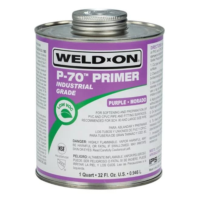 Purple IPS Primer PVC Quart 1 P-70