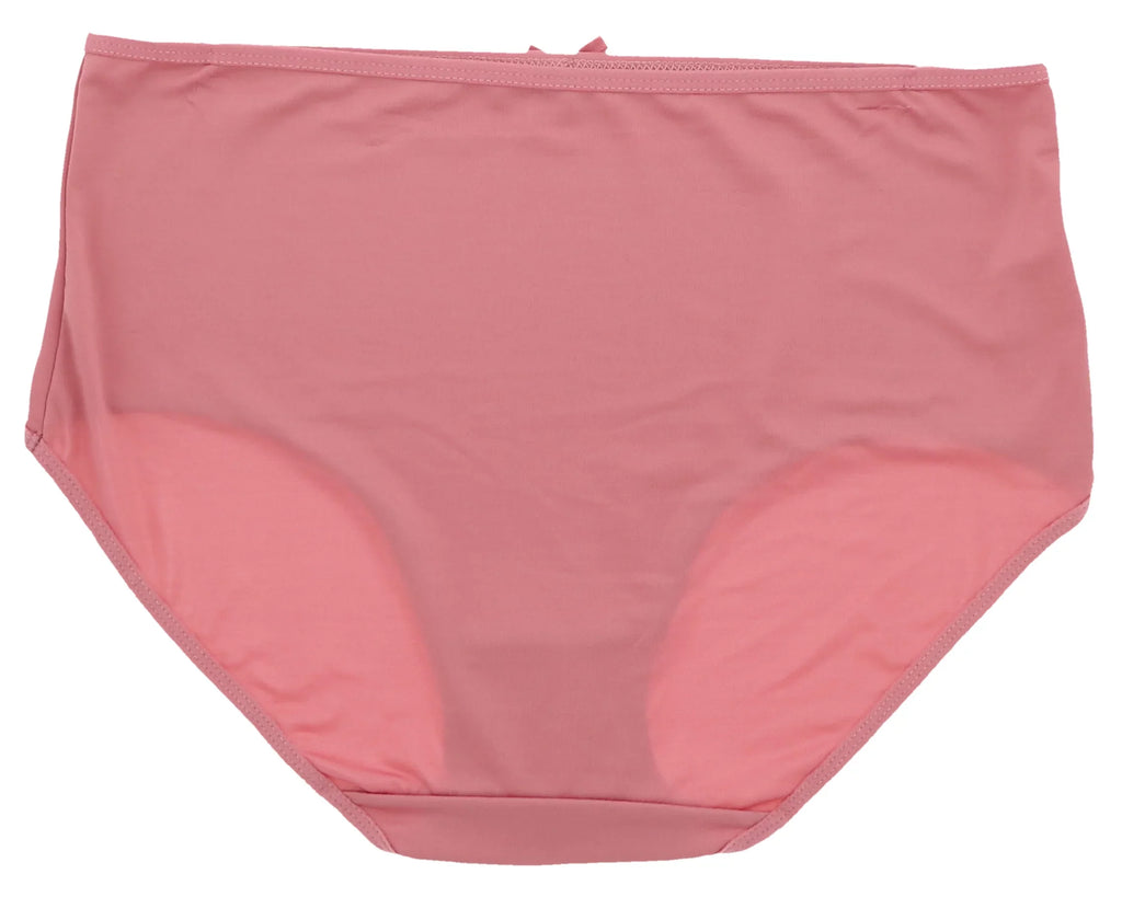 Brief Rise Delta High dimension (Large, Floral Classic Intimates Panties Pink Dots) Plus Sexy Burke (5Pr) Women's