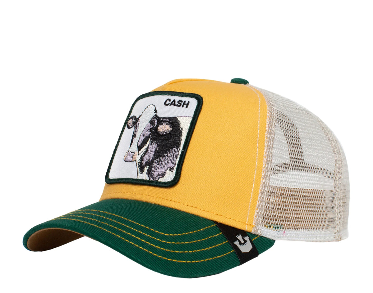 BrosGoorin Cash Goorin Trucker Bros Cow HatYellow/Green/WhiteOS
