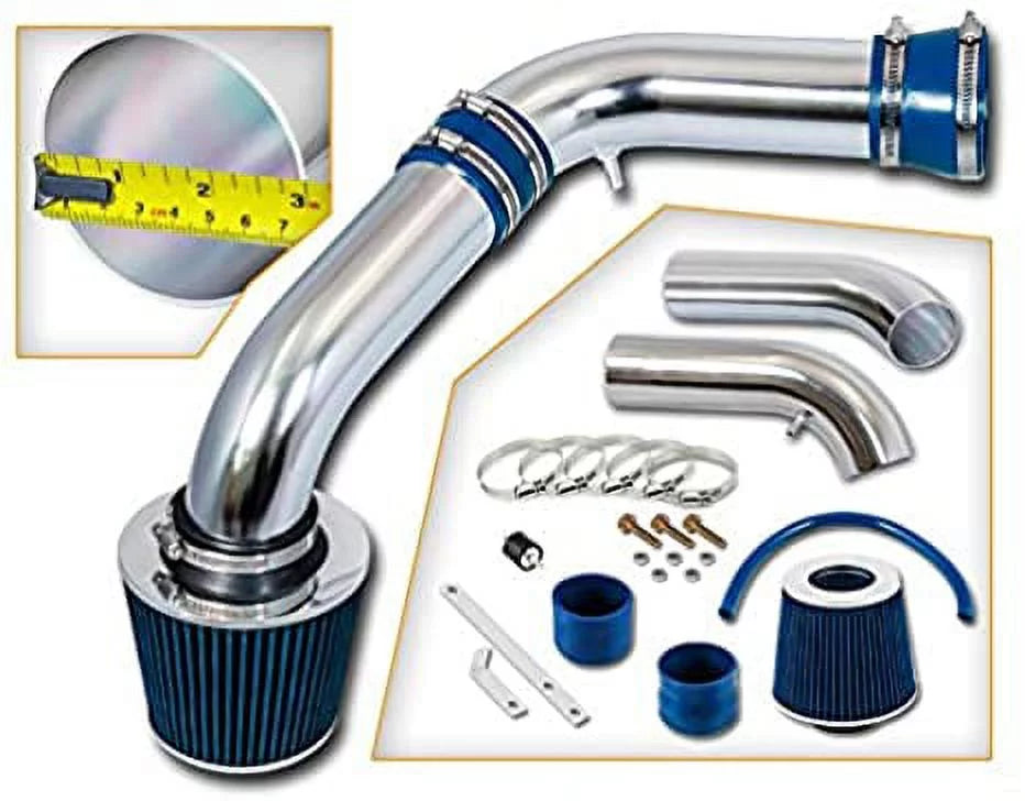 Ram Dodge Rtunes Racing BLUE 1500 Ram 3500 + Air Short 4.7L Kit 03-07 5.7L Ram 2500 Compatible / Combo 3.7 For Intake Filter Dodge 1500 02-07