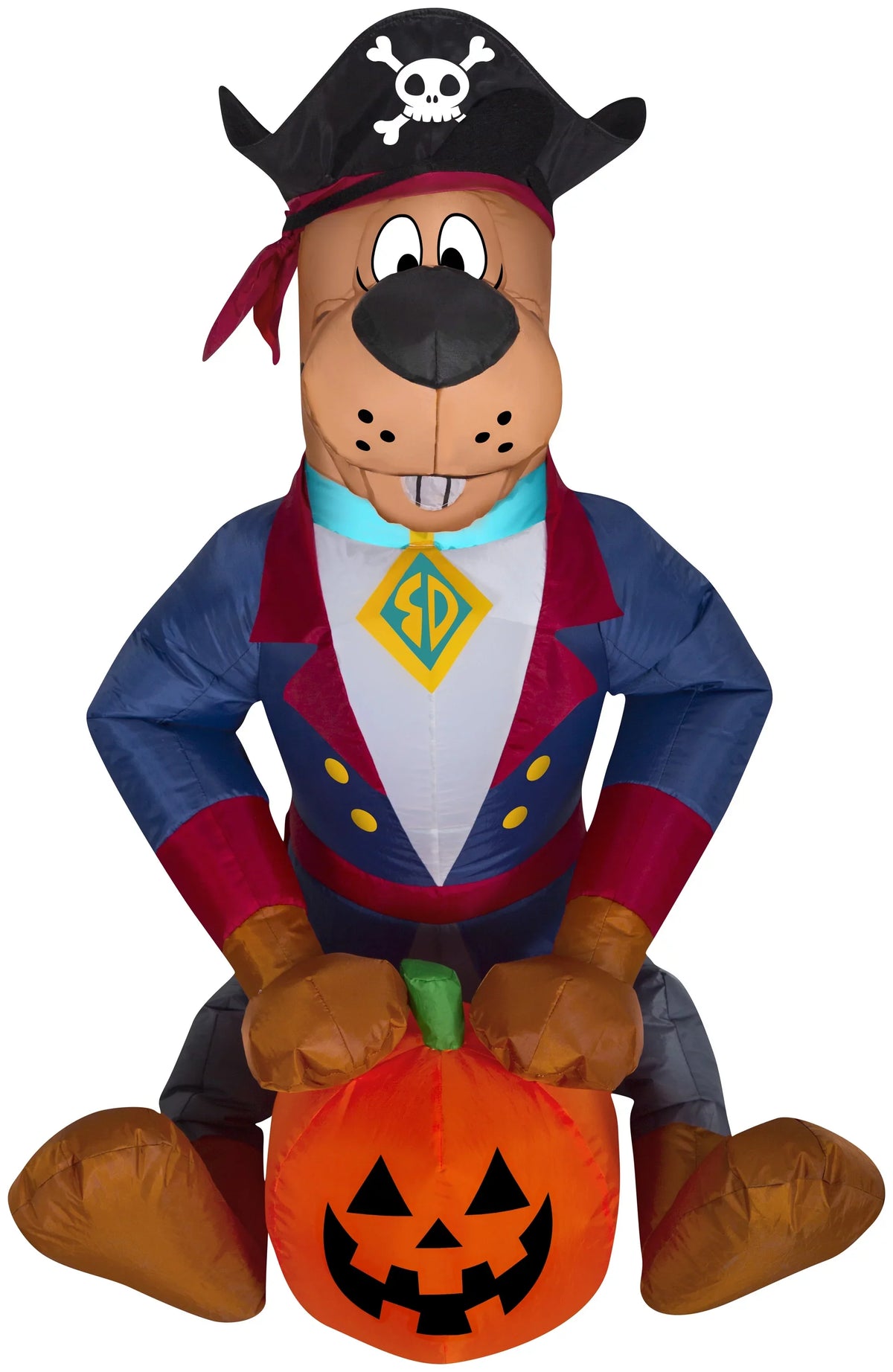 Scooby Tall, Multicolored WB, Gemmy Inflatable Airblown as ft Pirate 3