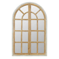 Brown Aspire Farmhouse Arch Wall Mirror, Athena