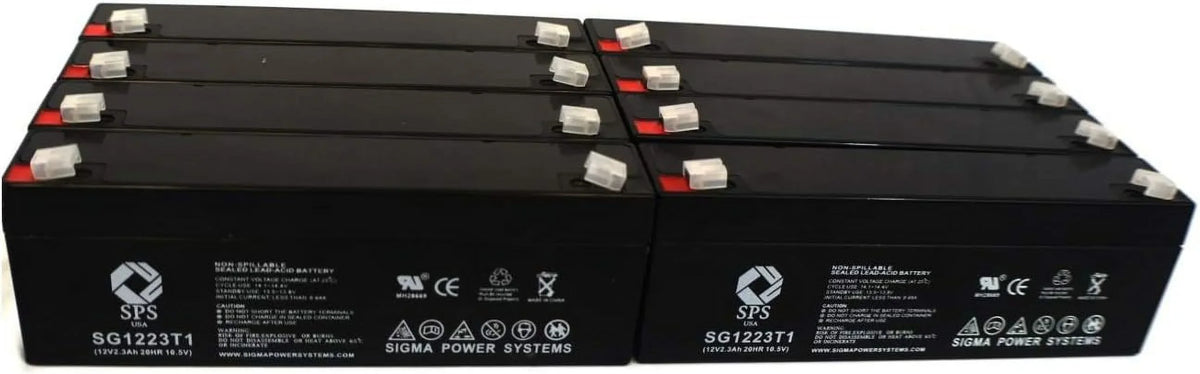 SPS for Pack) 12V Research Labs Replacement (SG1223T1) Brand Battery Ah (8 ST500 2.3 Medical