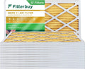 Pleated Filters Air Furnace (12-Pack) AC 14x24x1 11 Filterbuy MERV HVAC