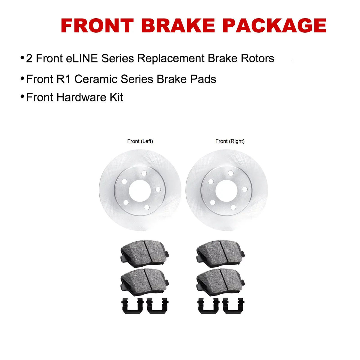 Concepts Wfwh1 Brake R1 Ceramic Series R1 76176 2012-2018 Fits Rotor With select: Line Concepts E YARIS