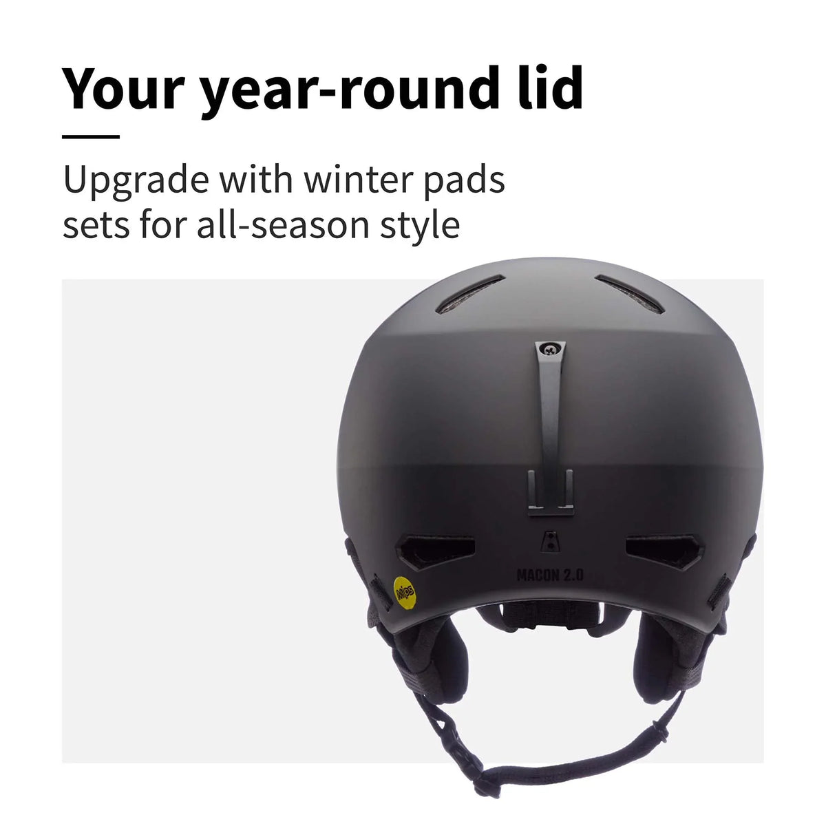 Macon Black Bern, 2.0 Matte Helmet Small Multisport