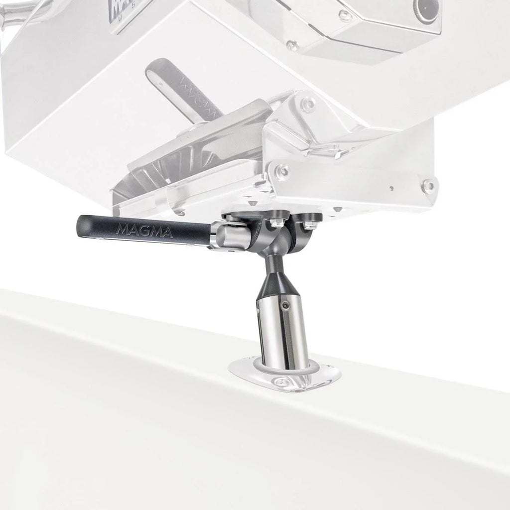 LeveLock Holder T10-355 Magma Fish Rectangular Rod Mount for Grills - All-Angle