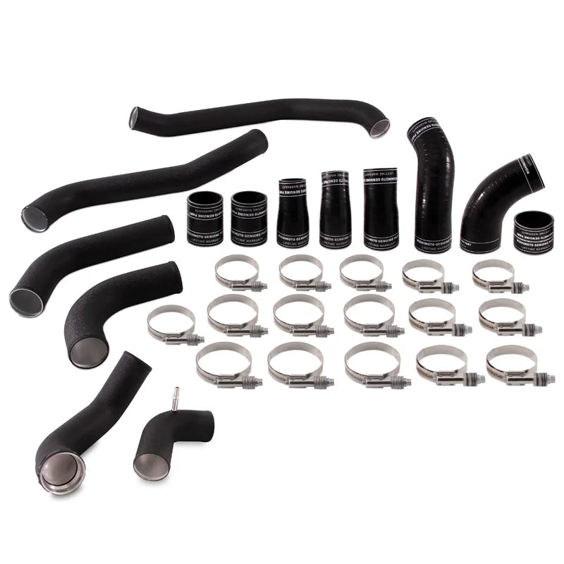 Compatible Pipe MMICP-F35T-17KWBK 2017+ Raptor Wrinkle Kit With Intercooler F-150 Black Mishimoto