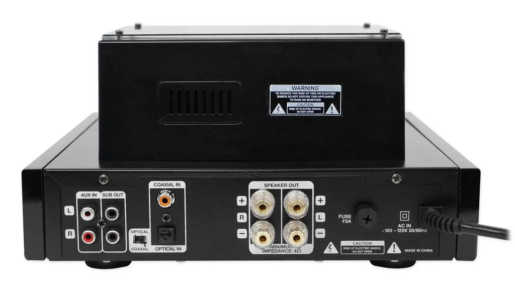 White Rockville Tube Receiver+(8) Theater LED Speakers Amp/Home 6.5" Ceiling