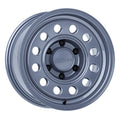 Convoy Gray Utility 6X139.7 Offset Rim (Quantity of 1) 501UG 17X8.5 NOMAD 25