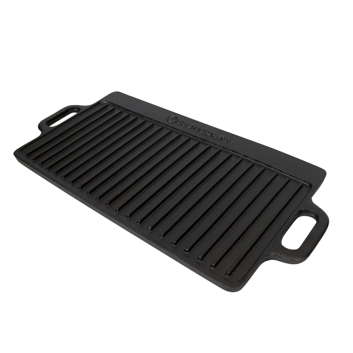 Cast Surface Reversible Iron Stansport Pre-Seasoned Cooking Griddle with