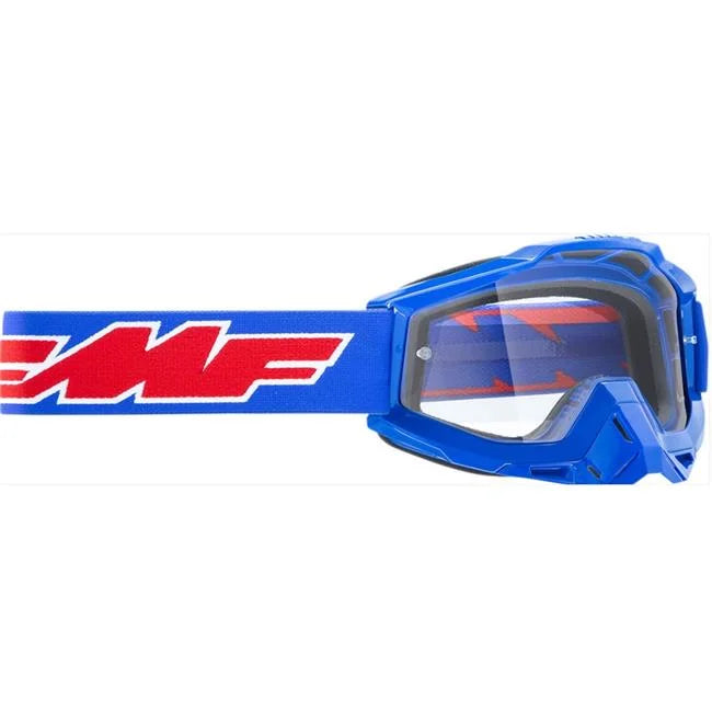 Racing Rocket Crear FMF Blue/Red Goggles Lens) / PowerBomb (OSFM,