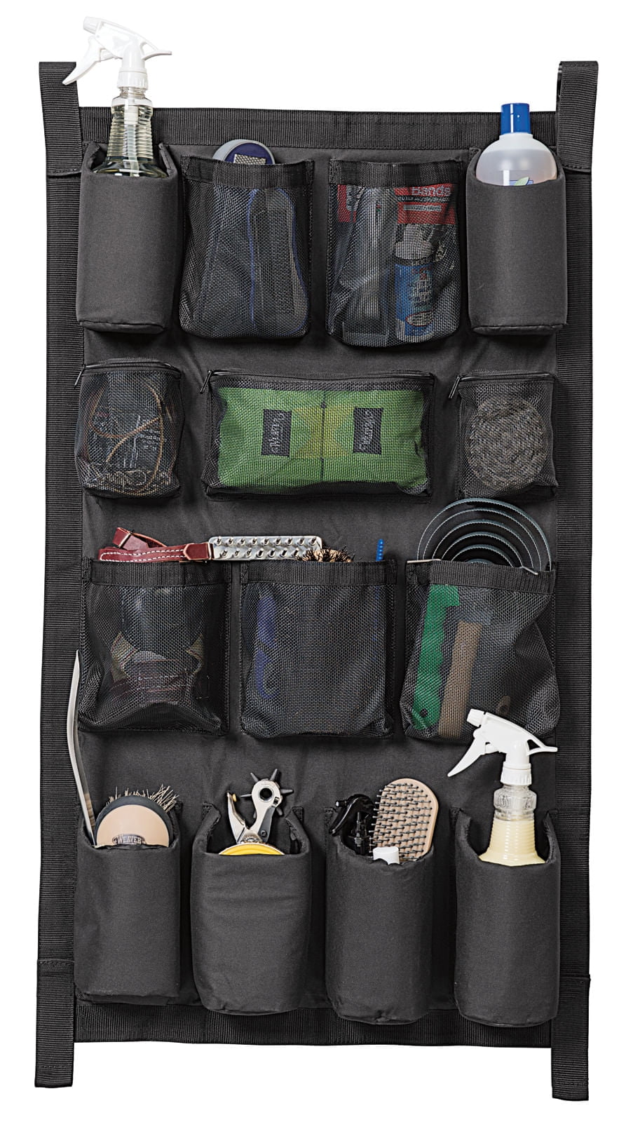 Black Bag Trailer Leather Weaver Grooming