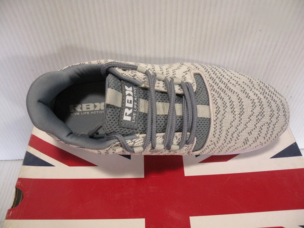 SHOES RAYNA-ZK TRAINERS NEW RBX dimension GREY/BEIGE RUNNING 10 WOMEN SNEAKER SPORTS