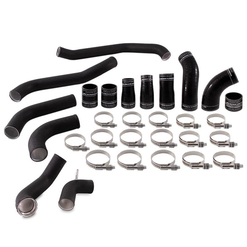 Compatible Pipe MMICP-F35T-17KWBK 2017+ Raptor Wrinkle Kit With Intercooler F-150 Black Mishimoto