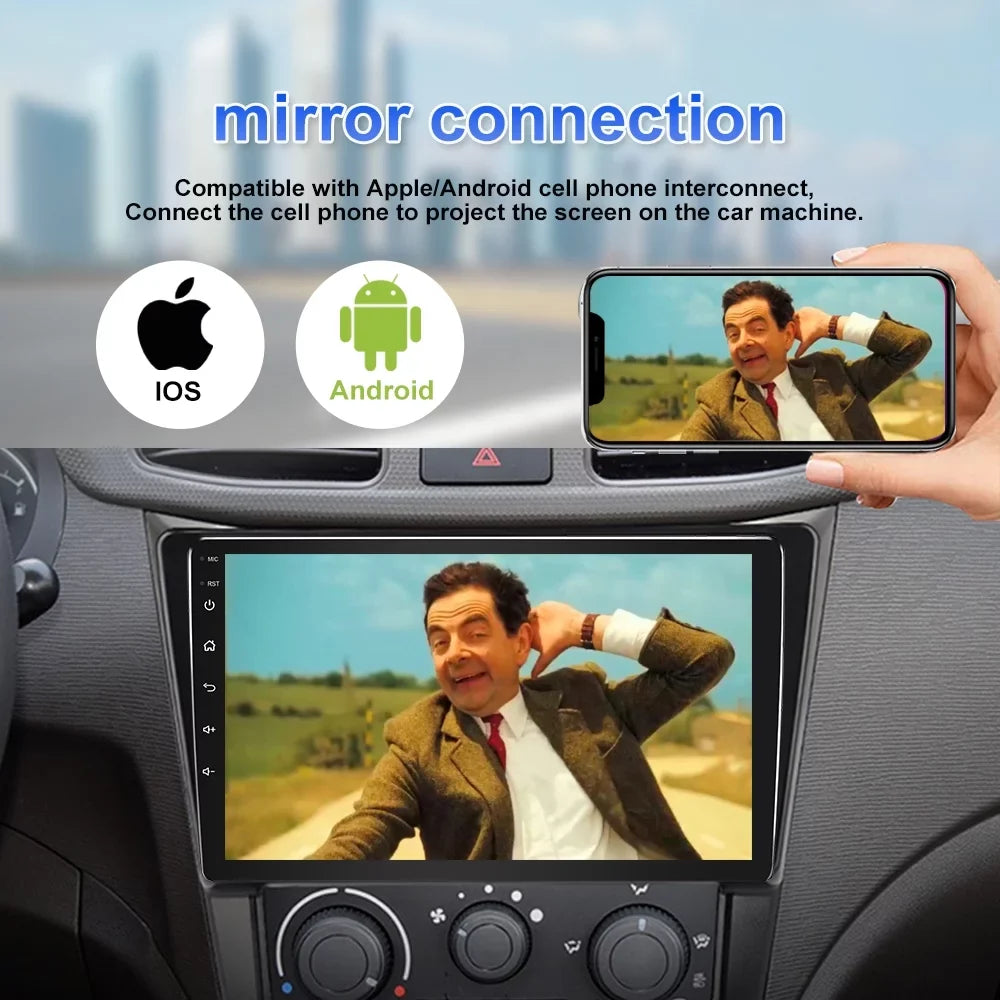 camera 3 Mazda Car with backup & CarPlay inch Android Stereo Radio Receiver, Auto 9 Compatible with JMANCE 2010-2013 Car
