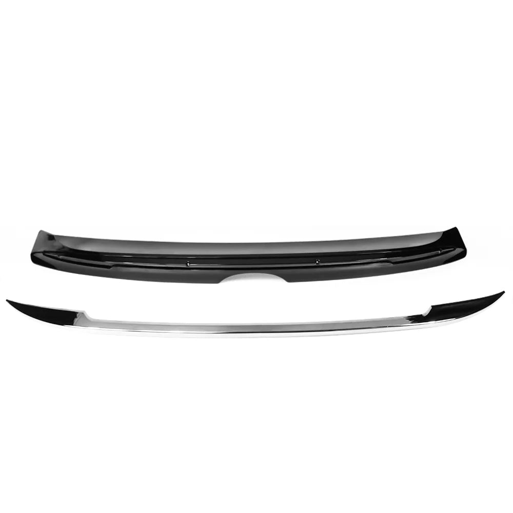 2018 2019 2020 design 18-23 Rear Spoiler Chrome MD 2021 Gloss Ikon Compatible Wing Black with Trunk Camry 2022 Trim LE Motorsports With